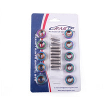 Load image into Gallery viewer, JDM Style Fender Washer (10pcs/Pack) Aluminum Washers And M6 Bolt For Honda Civic Integra RSX License Plate Screw RS-QRF002-TP