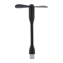 Load image into Gallery viewer, Mini Flexible Bendable USB Fan for Power Bank Laptop PC AC Charger Portable Hand Fan Computer Summer Gadget
