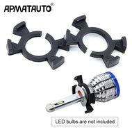 2pcs H1 LED Headlight Bulbs Holder Adapter Base Retainer For Honda Prelude CR-V Odyssey Acura RSX ect